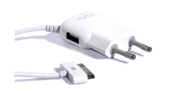 Ładowarka sieciowa Puro ładowarka USB Apple (biały)