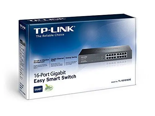 фото Коммутатор управляемый уровня 2 TP-Link TL-SG1016DE 3