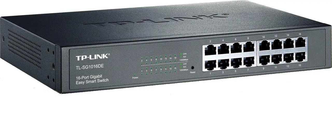 фото Коммутатор управляемый уровня 2 TP-Link TL-SG1016DE 1