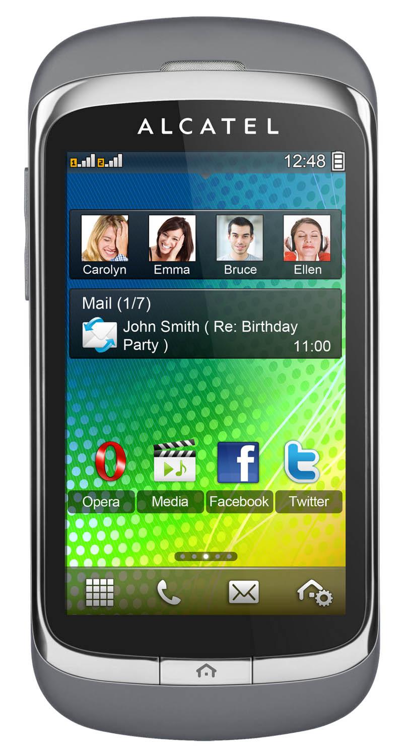ALCATEL OneTouch 818D (szary)