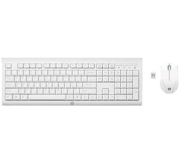 zestaw mysz i klawiatura HP Combo C2710 (biały)