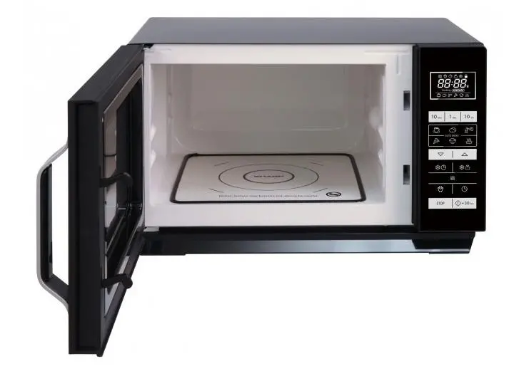 фото Мікрохвильовка з грилем Sharp R360BK