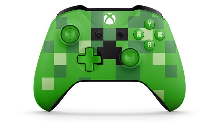 Pad Microsoft Xbox One Kontroler bezprzewodowy (minecraft creeper)