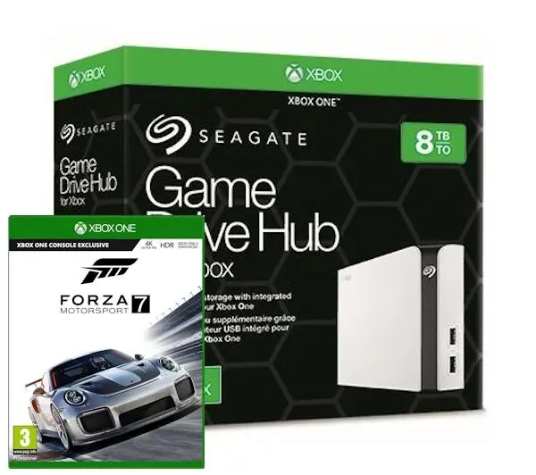 Dysk Seagate Game Drive Hub Xbox 8TB HDD USB 3.0 + gra Forza Motosport 7 Biały