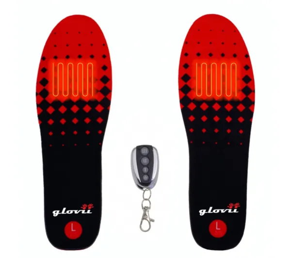 Podgrzewane wkładki do butów GLOVII GW2 (rozmiar L) Czarno-czerwony