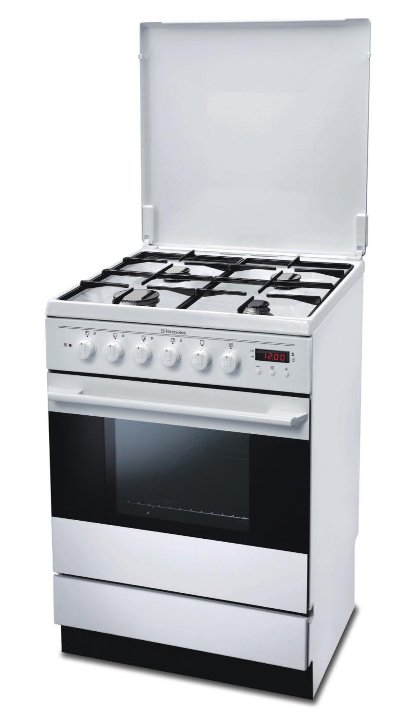 Kuchnia gazowo-elektryczna Electrolux EKK603505W