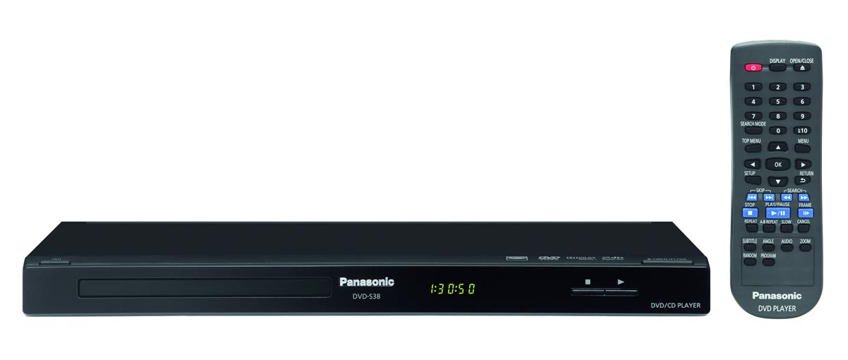 Odtwarzacz DVD Panasonic DVD-S38 (czarny)