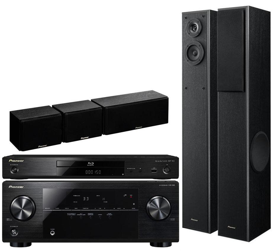 Zestaw kina Pioneer BDP-150K, VSX-322K, SESR2TB (czarny)