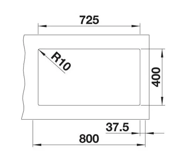 Blanco SUBLINE 430/270-U 523151 Komora z lewej strony Granitowy Antracyt - Kup na Raty - RRSO 0%