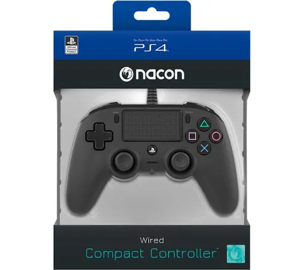 Nacon Compact Controller do PS4 Przewodowy Czarny