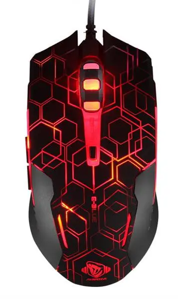 Myszka gamingowa E-BLUE Auroza Hexagon Czarny