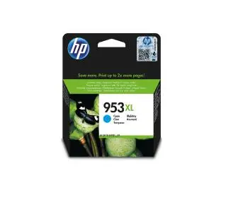 HP F6U16AE nr 953XL Błękitny 20 ml