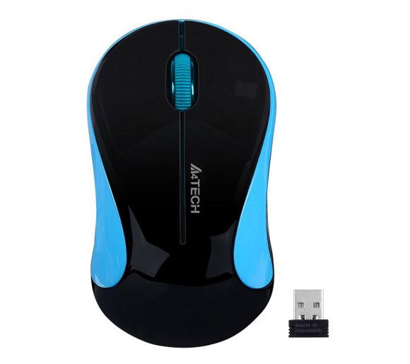 mysz komputerowa A4tech V-TRACK G3-270N-1 (czarno-niebieska)