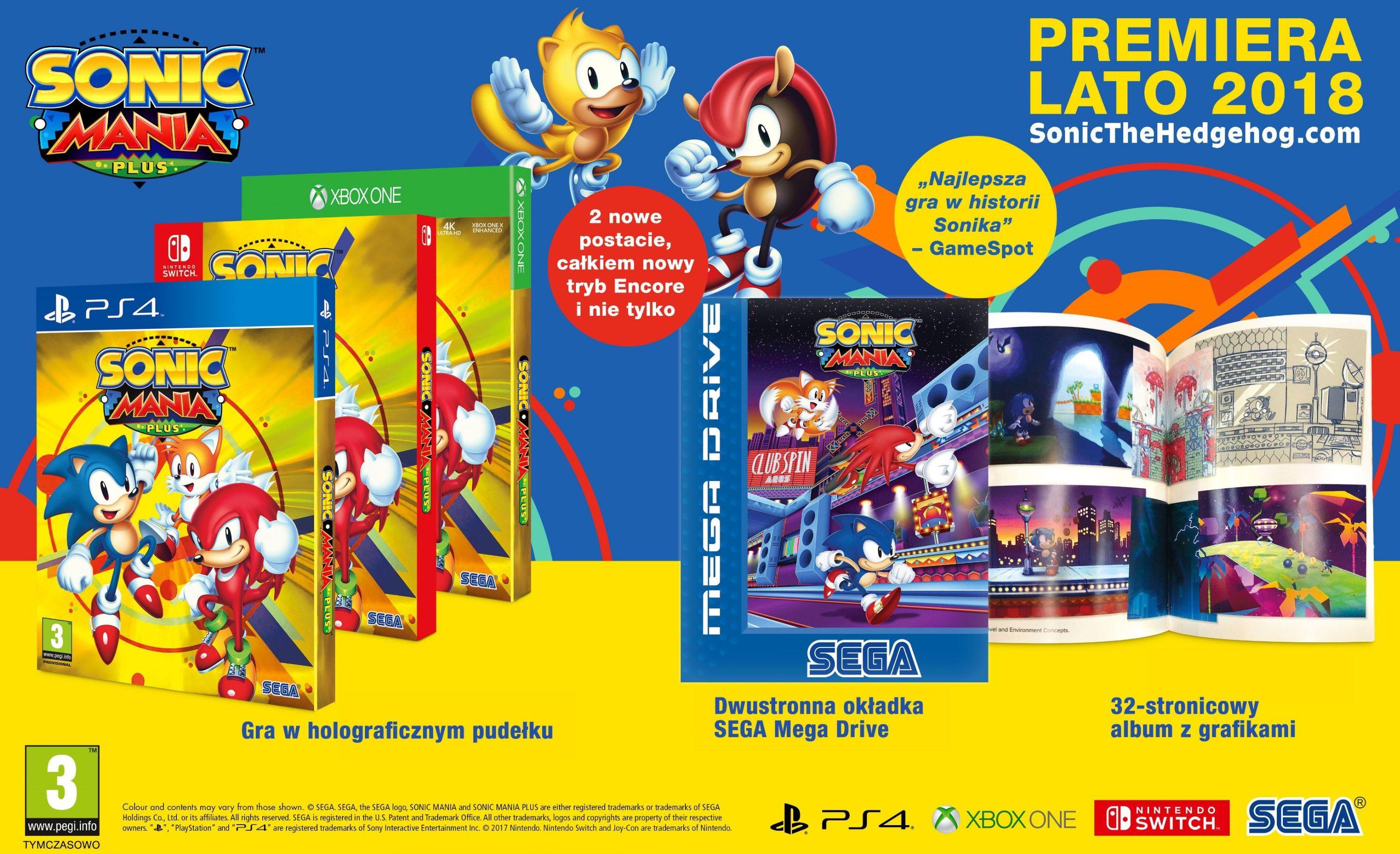 SONIC MANIA PLUS スイッチ Sonic Mania Plus [GRA SWITCH] : Amazon.pl: Moda