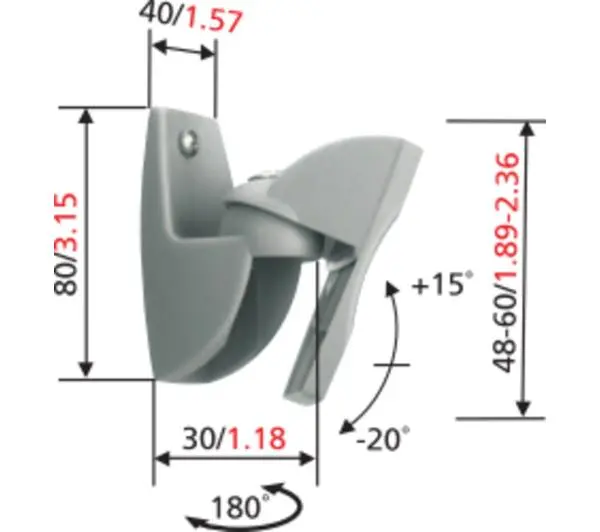 Vogels VLB 500 Srebrny