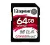 Karta pamięci Kingston Canvas React SDXC 64GB U3 UHS-I V30