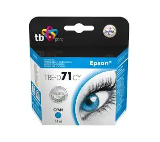 TB Print TBE-D71CY (zamiennik T0712) Błękitny 12 ml