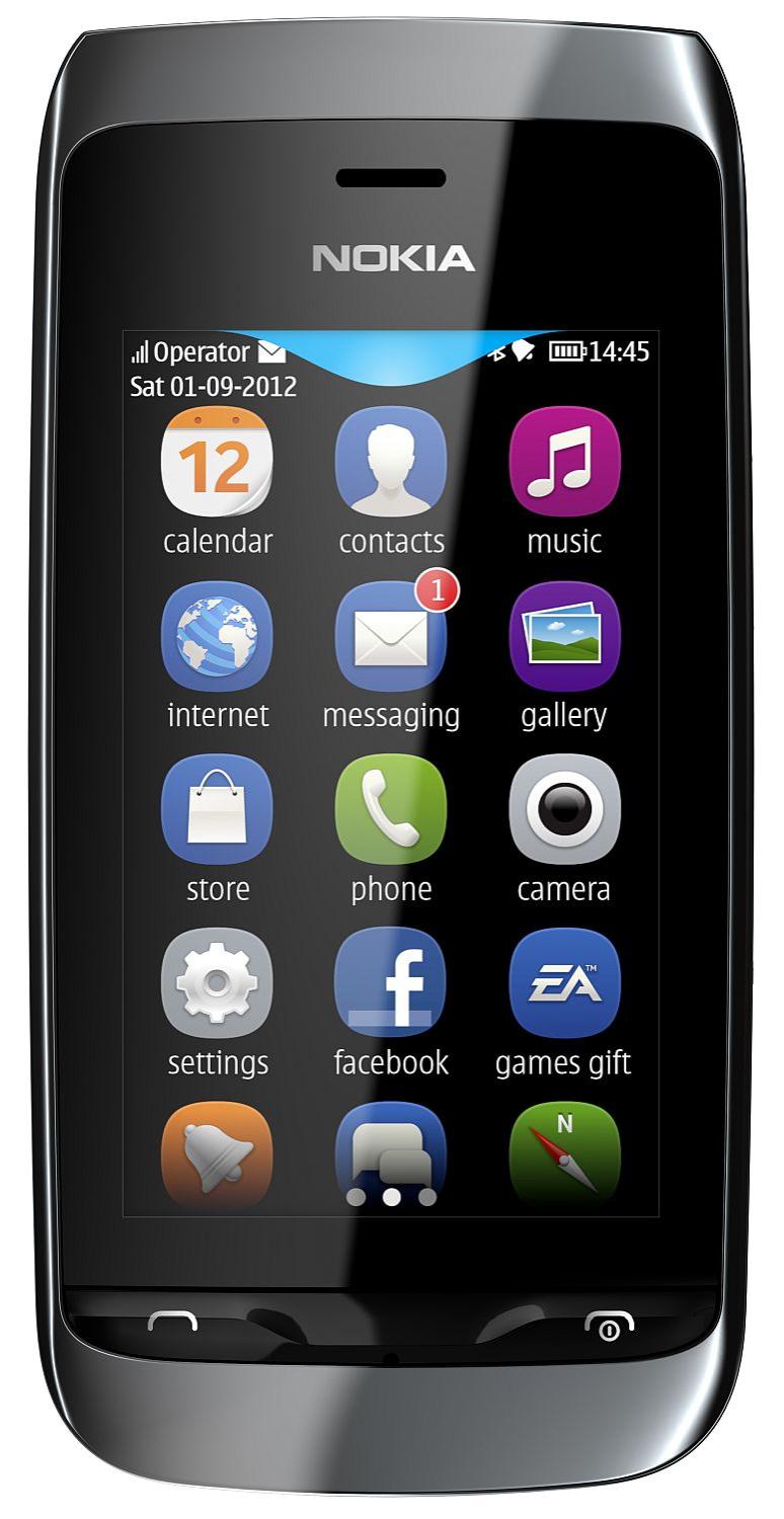 Nokia Asha 309 (czarny)