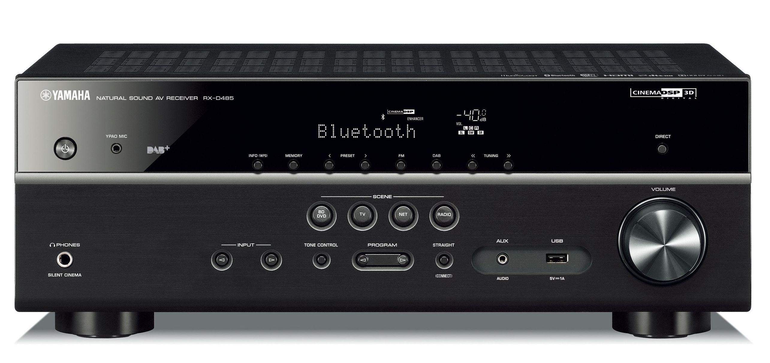 Amplituner Yamaha MusicCast RX-D485 (czarny)