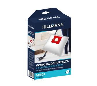 Worki do odkurzacza HILLMANN WMPM01 4szt. + filtr