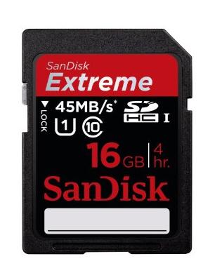 SANDISK Extreme SDHC Class 10 16GB