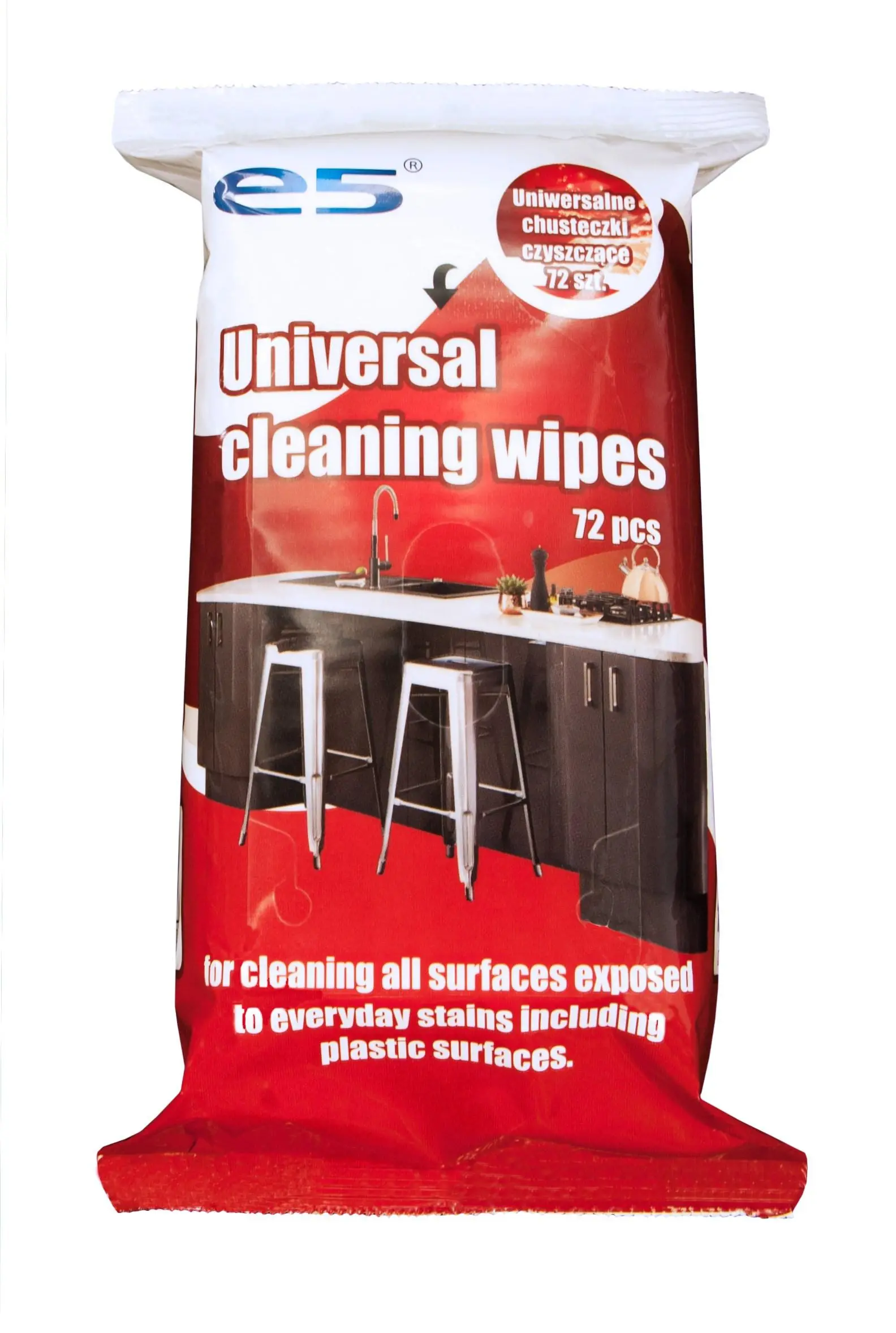 Ściereczki e5 uniwersalne czyszczące RE02552 72szt.