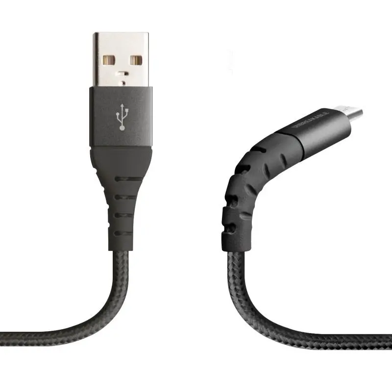 Kabel SBS TECABLEMICROUNTOP1K Micro USB UNBREAKABLE metal 1m Czarny