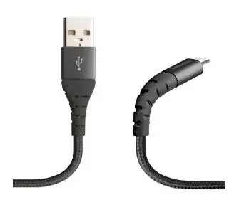 Kabel SBS TECABLEMICROUNTOP1K Micro USB UNBREAKABLE metal 1m Czarny