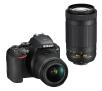 Lustrzanka Nikon D3500 + AF-P DX 18–55 VR + AF-P DX 70–300 VR + karta 16 GB i torba