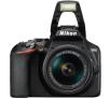 Lustrzanka Nikon D3500 + AF-P DX 18–55 VR + AF-P DX 70–300 VR + karta 16 GB i torba