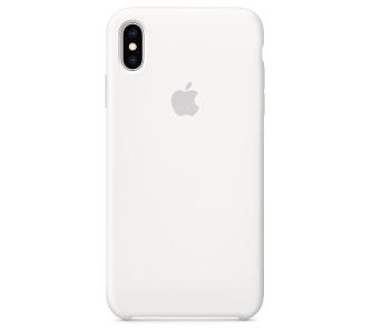 Etui Apple Silicone Case do iPhone Xs Max Biały