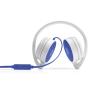 Słuchawki przewodowe z mikrofonem HP H2800 - biało-niebieskie