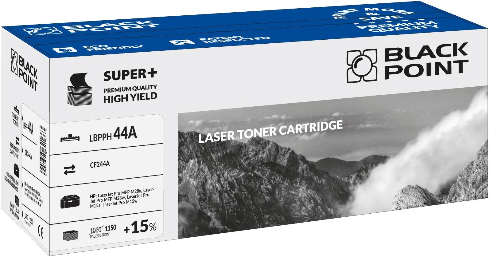 Toner Black Point LBPPH44A (zamiennik CF244A nr 44A) Czarny