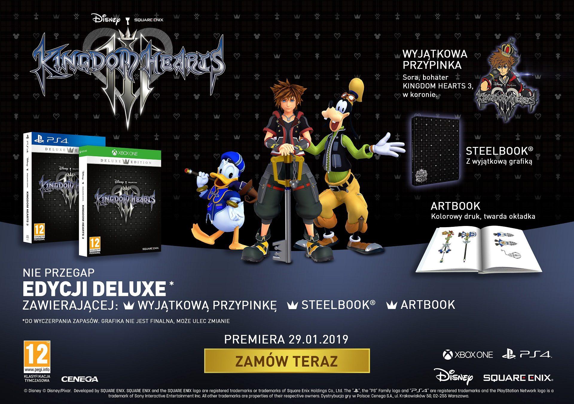 Kingdom Hearts III - Edycja Deluxe PS4 / PS5