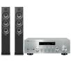 Zestaw stereo Yamaha MusicCast R-N803D (srebrny), Elac Debut 2.0 F6.2 (czarny)