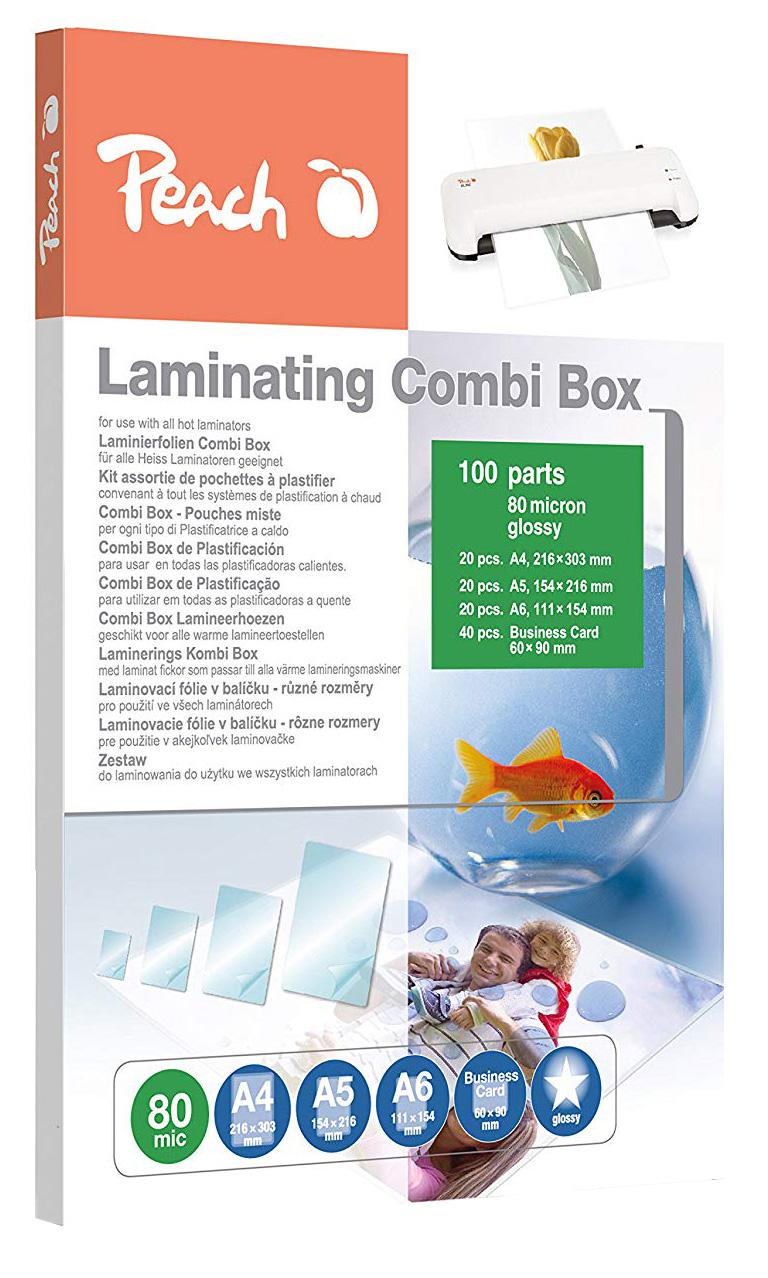 Peach Zestaw folii do laminowania 100 szt. PPC500-03