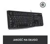 Klawiatura membranowa Logitech K120 Czarny