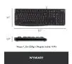 Klawiatura membranowa Logitech K120 Czarny