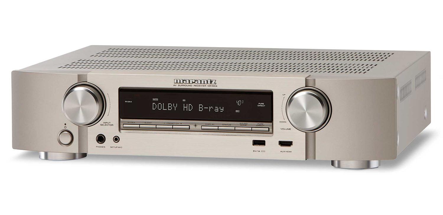Amplituner Marantz NR1504 (srebrno-złoty)