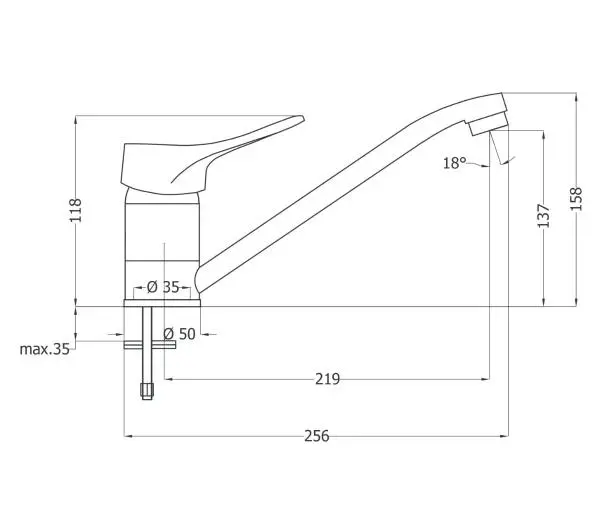 NEO Vero BOW 060M Chrom Stal szlachetna - DRUGI -30%, ALBO 5-TY ZA 1ZŁ