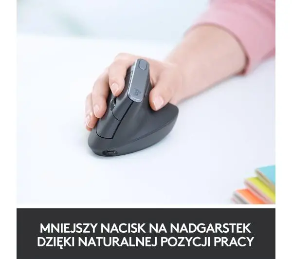 Logitech MX Vertical Grafitowy - Kup na Raty - RRSO 0%