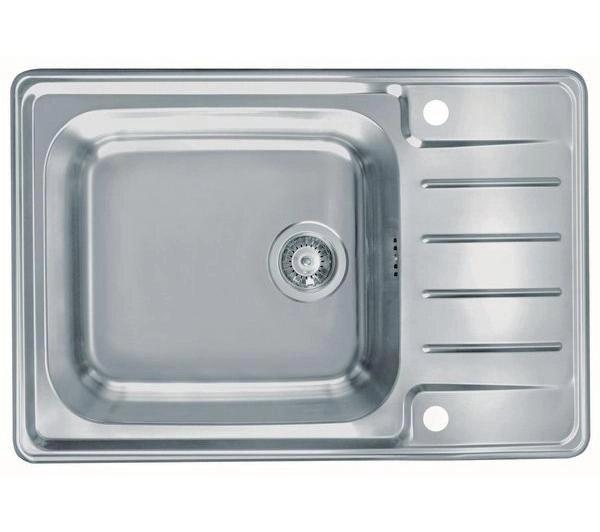 Zlewozmywaki kuchenne - Alveus Praktik 120 1122463 Stalowy Satynowy