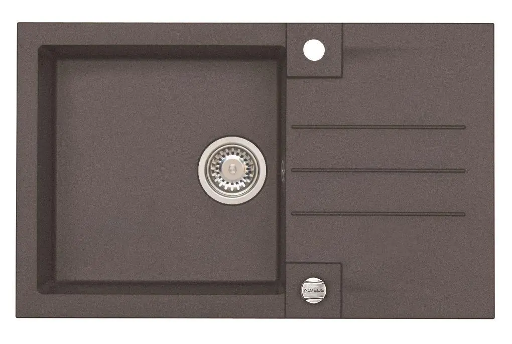 Zlewozmywak Alveus Rock 130 4203003 Granitowy Czekoladowy