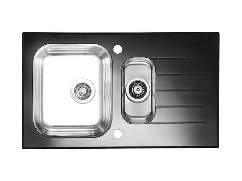 Zlewozmywak Alveus Glassix 20 1100015 Stalowy Czarny