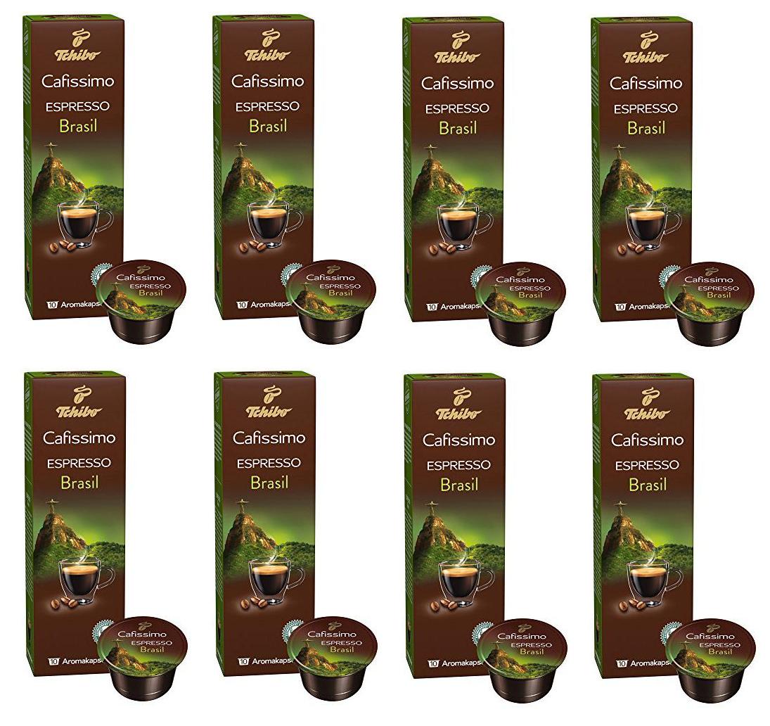 Kapsułki Tchibo Cafissimo Espresso Brasil (8 opakowań)