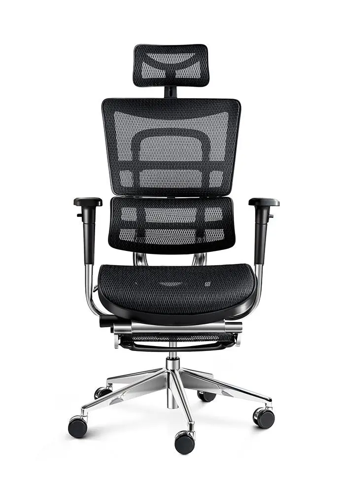 Fotel Diablo Chairs V-Master Normal Size Biurowy do 150kg Tkanina Czarny