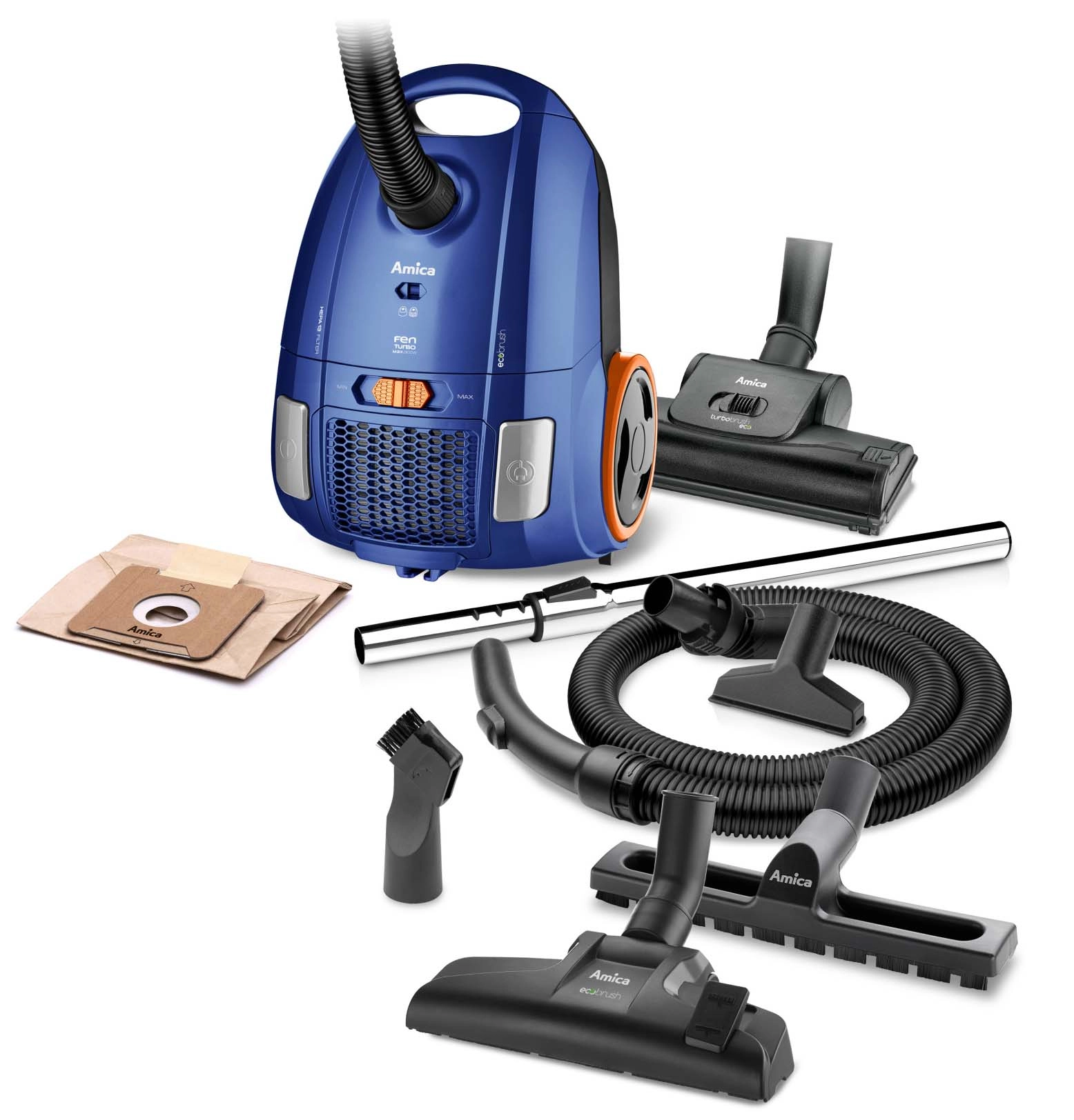 Odkurzacz Amica Fen Turbo VM2062 900W Turboszczotka Szczotka do parkietów