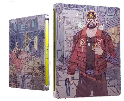 Cyberpunk 2077 + Steelbook Gra na PS4 (Kompatybilna z PS5)