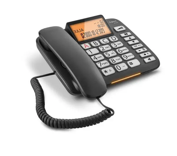 Telefon przewodowy Gigaset DL580 telefon dla seniora