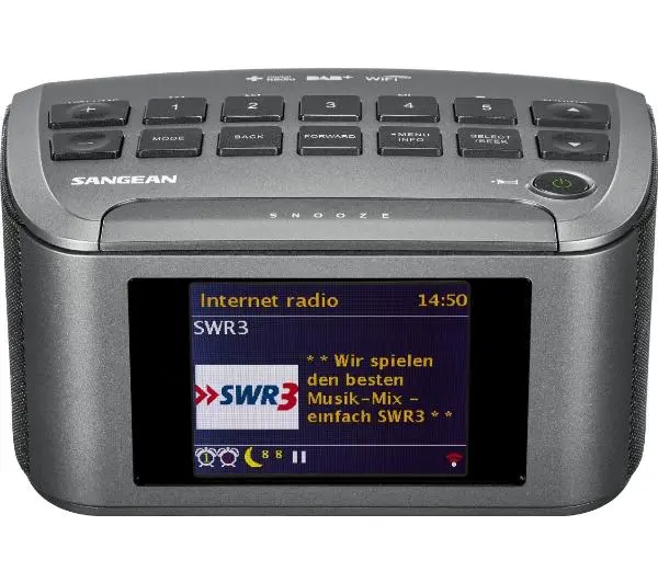 Sangean FUSION 110 RCR-11WF Radio FM DAB+ Internetowe Srebrny - Kup na Raty - RRSO 0%